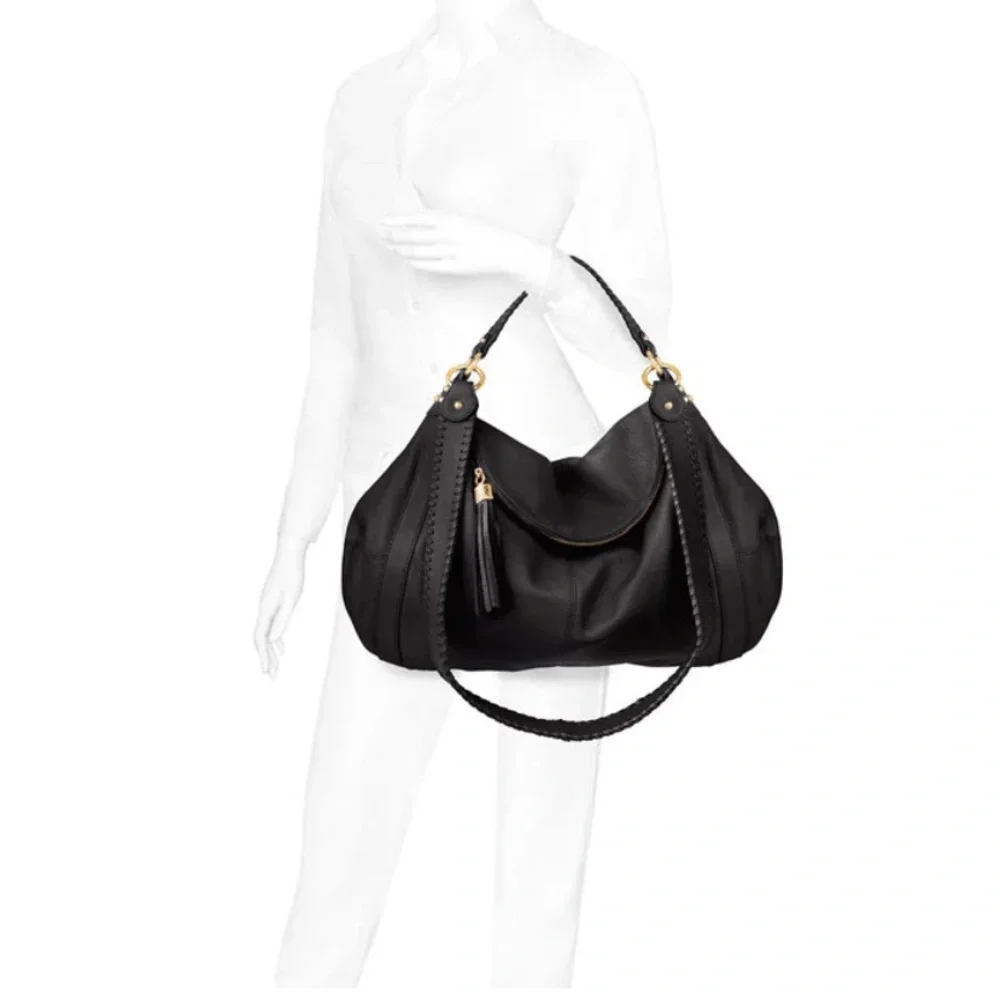 Onna Ehrlich Beautiful!!!! Rachel Shoulder Bag - Black - Picture 10 of 11